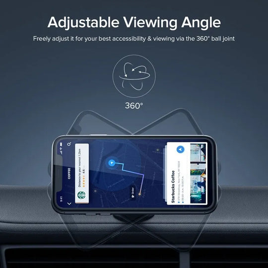 Universal Magnet-Autohalter: Stark für iPhone und Samsung