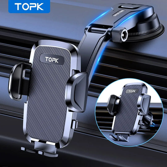 2-in-1 Autotelefonhalter: Armaturenbrett & Entlüftung, universal kompatibel