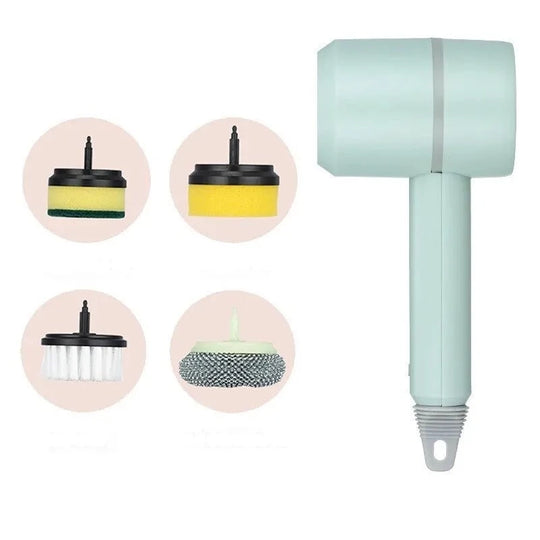 4-in-1 Elektrische Reinigungsbürste: Multifunktional, Handheld, USB-Ladegerät