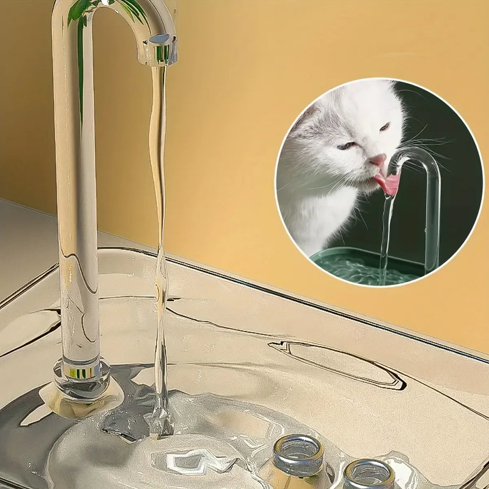 Ultra-leiser Wasserspender - 1,5 l, automatisch, für Katzen und Hunde