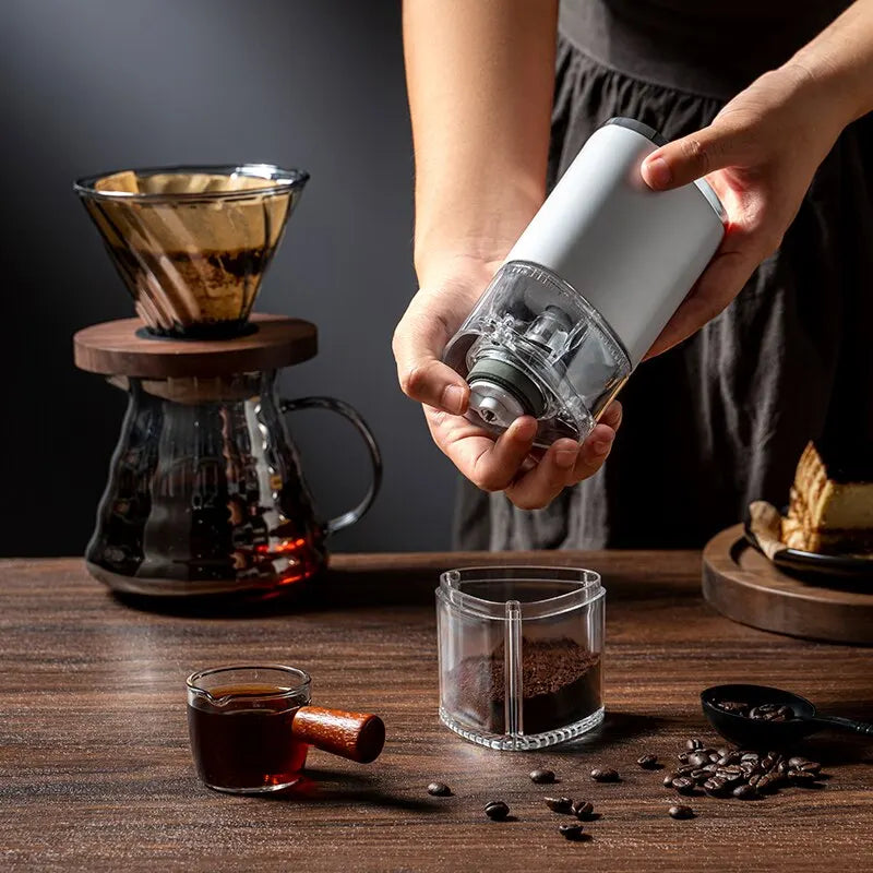 Tragbare Elektrische Kaffeemühle: USB-Ladung, Keramik Mahlkern