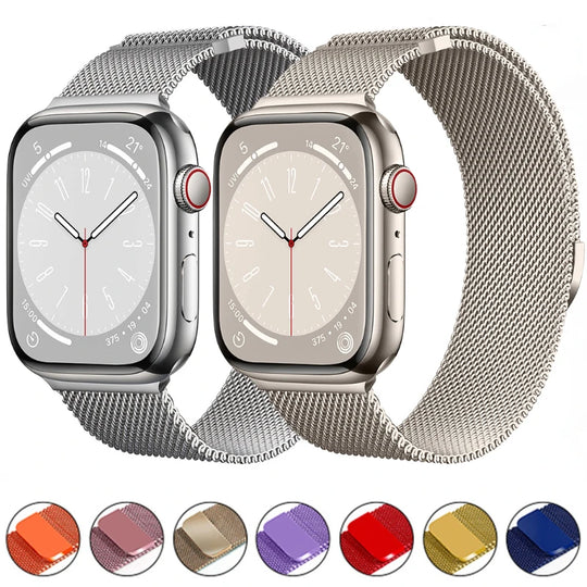 Magnetische Eleganz: Das Metall-Armband für die Apple Watch