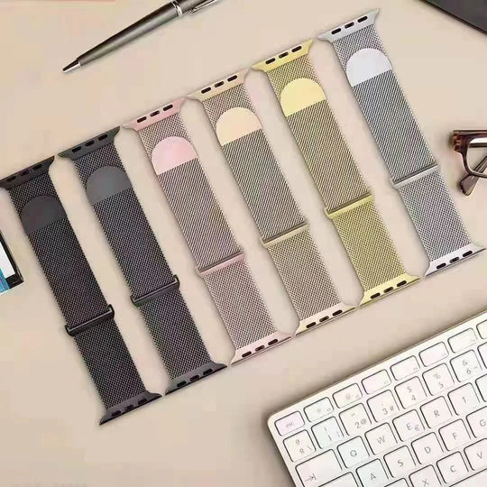 Magnetische Eleganz: Das Metall-Armband für die Apple Watch