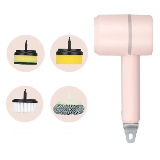 4-in-1 Elektrische Reinigungsbürste: Multifunktional, Handheld, USB-Ladegerät