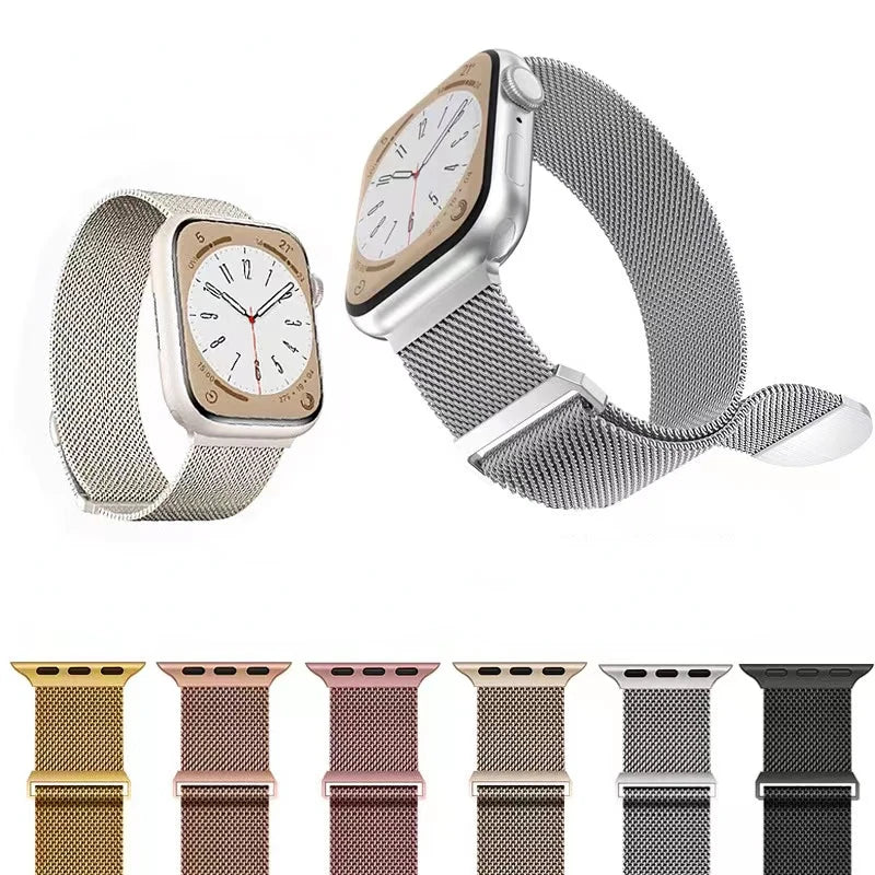 Magnetische Eleganz: Das Metall-Armband für die Apple Watch