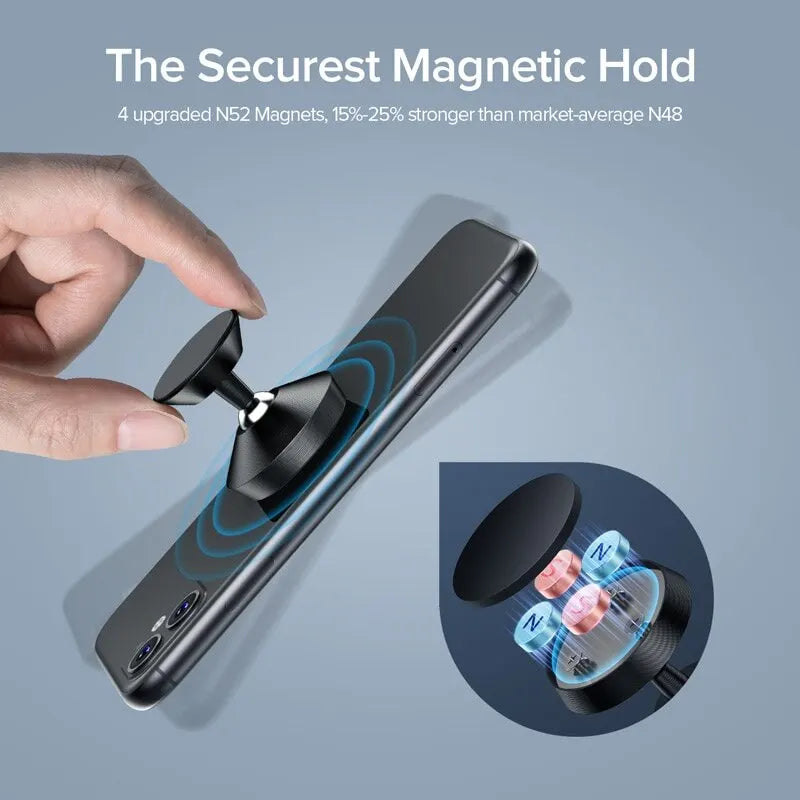 Universal Magnet-Autohalter: Stark für iPhone und Samsung